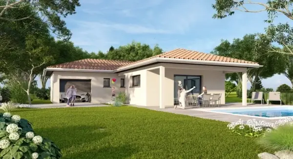 Maison neuve près de Charnay lès Mâcon